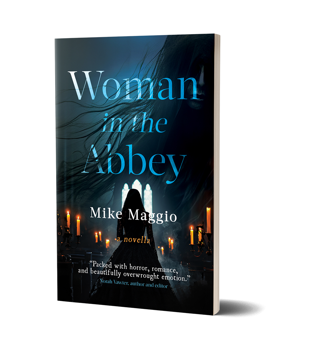 Woman in the Abbey by Mike Maggio