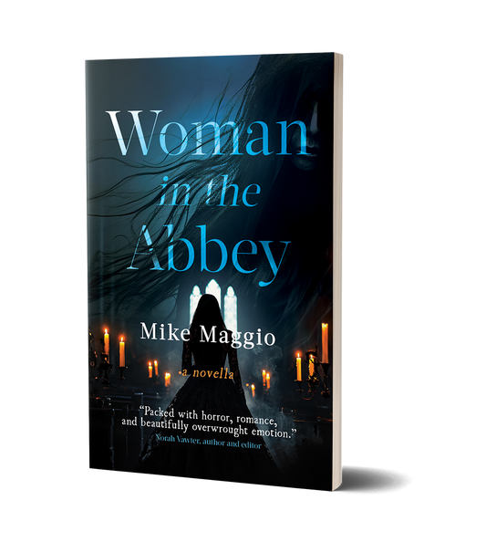 Woman in the Abbey by Mike Maggio